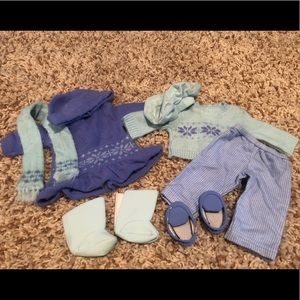 American Girl Bitty Twin winter set